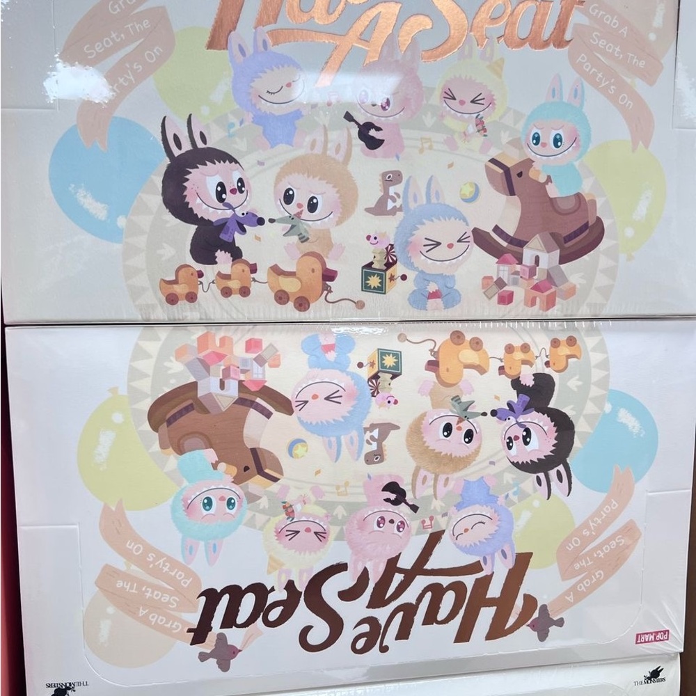 Labubu have a seat 100% authentic SINGLE BOXES
